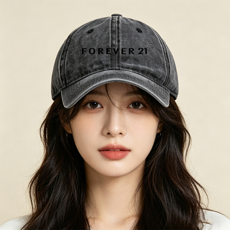 Unisex Classic Washed Cotton Hat with 