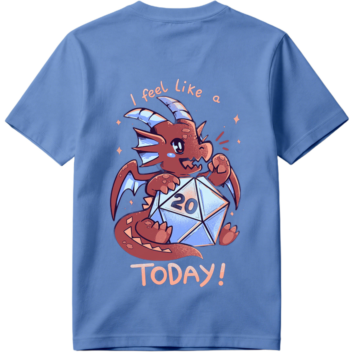 Dragon with D20 Dice - 
