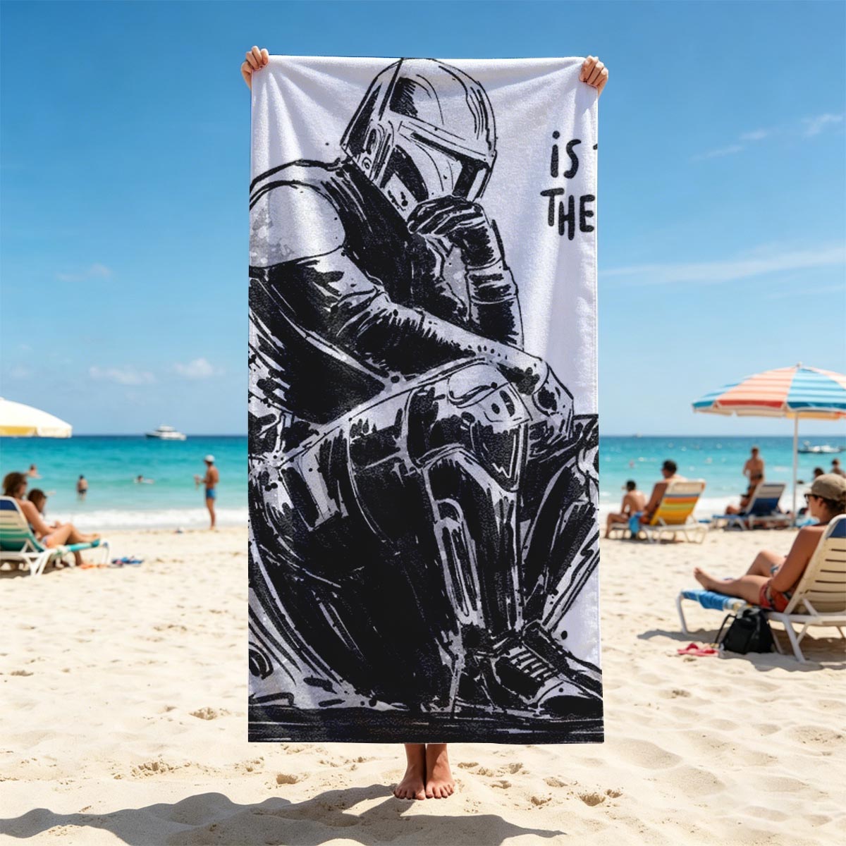 The Mandalorian: Is This the Way? - Beach towels