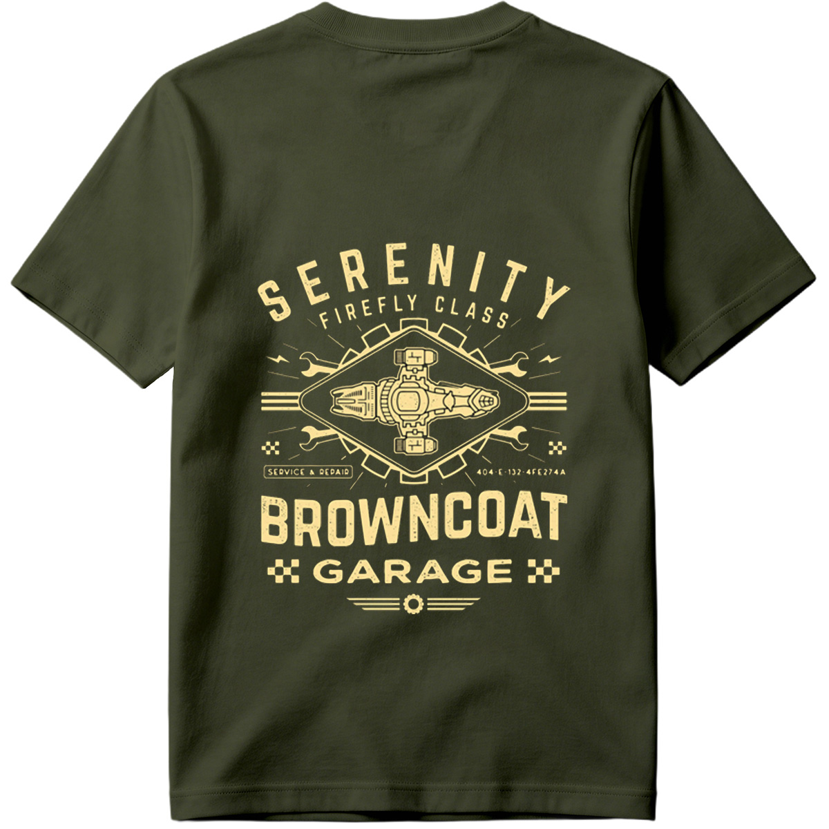 Serenity Firefly Class Browncoat Garage - Tee
