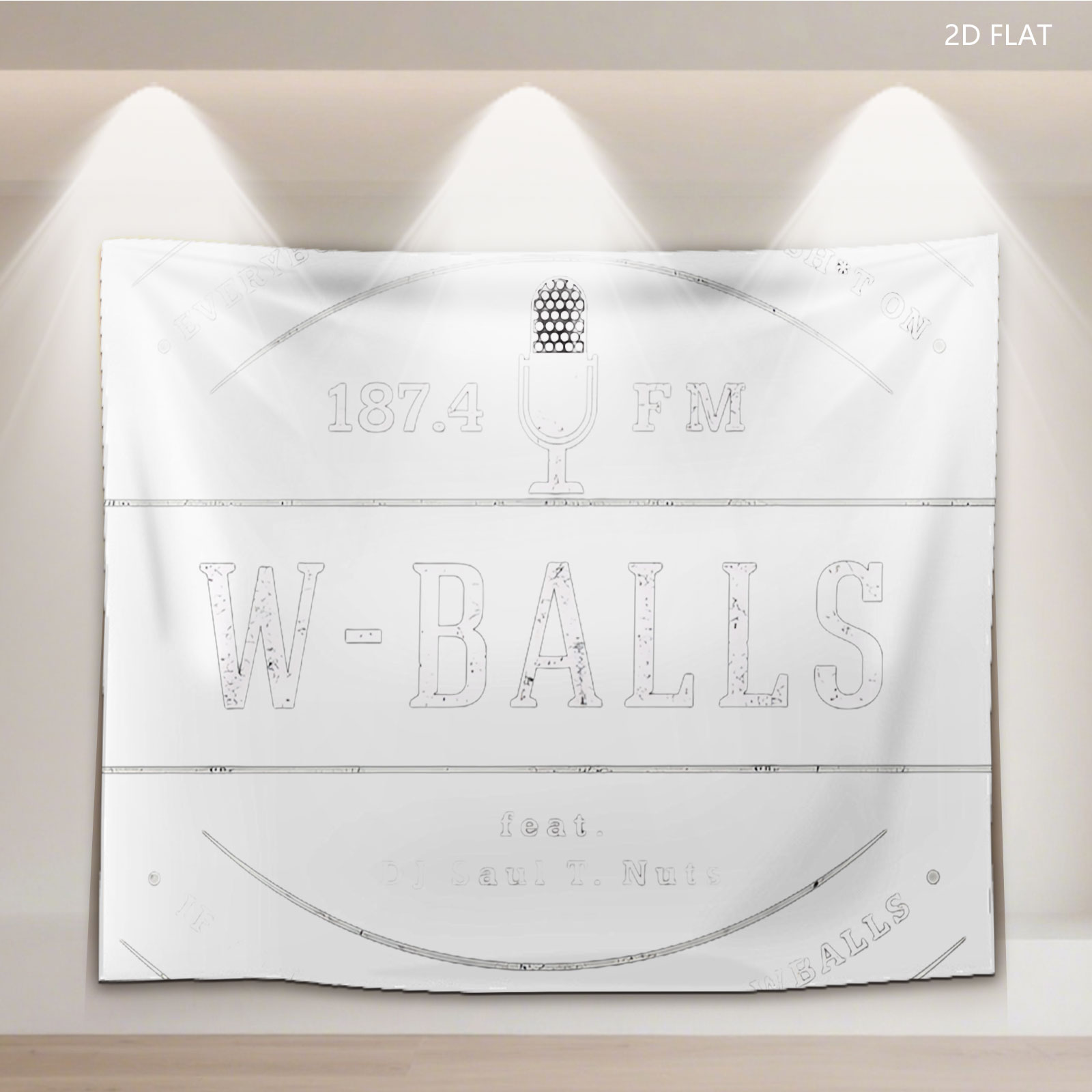 W-BALLS feat. DJ Saul T. Nuts on 187.4 FM - Tapestry