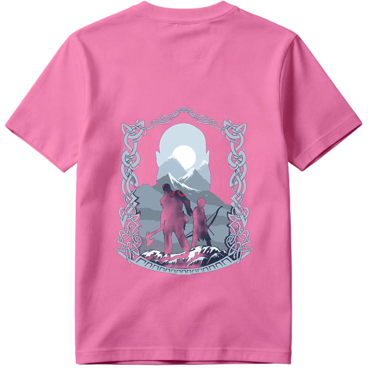 Viking Warriors Under the Moonlight - Tee