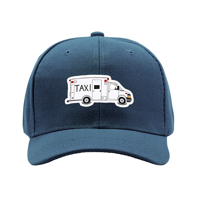 1pc New Baseball Cap with Taxi Van Print Design Unisex Adjustable Hat for Outdoor Activities and Daily Wear Suitable for Adults and Teens
