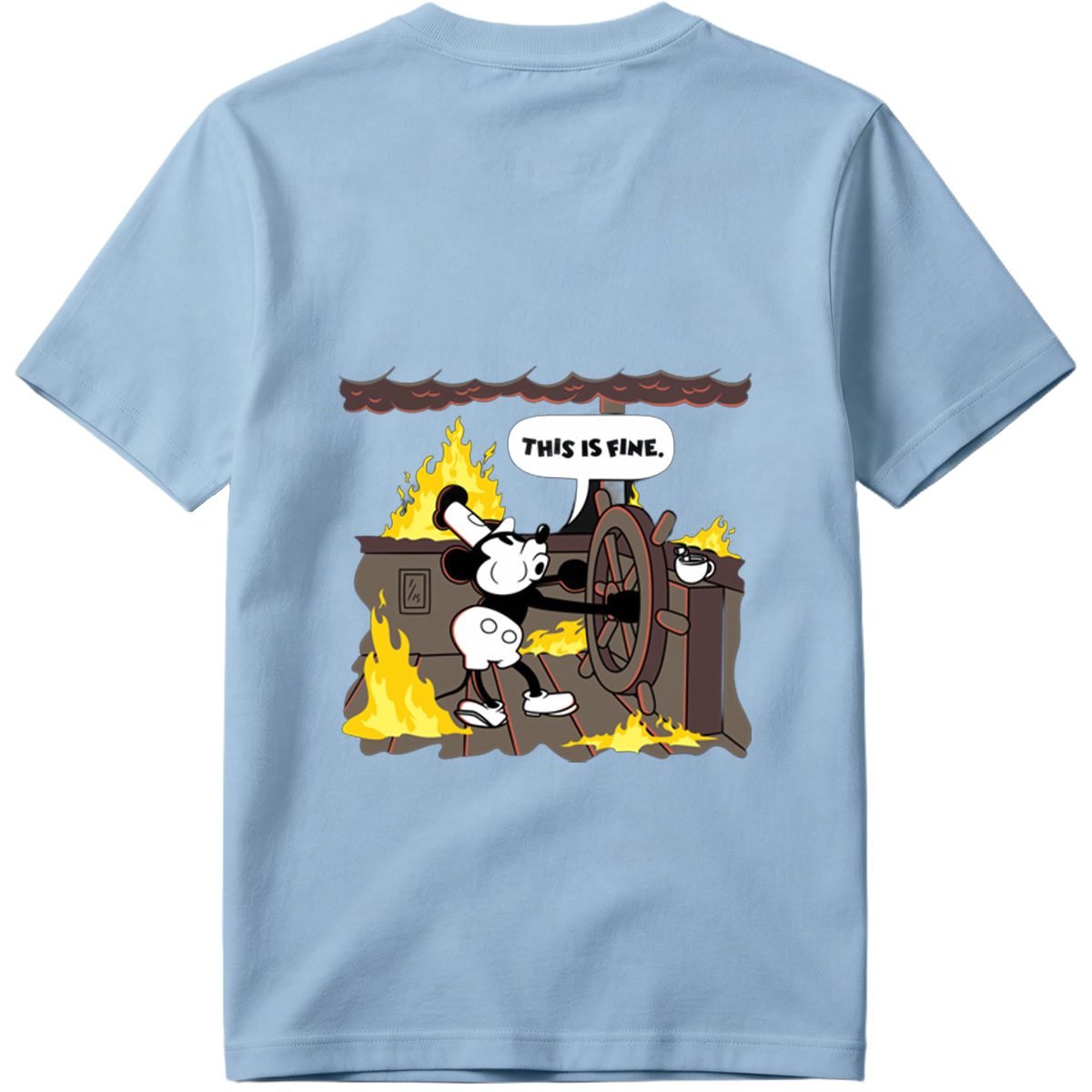 Mickey Mouse in a Burning Room: 