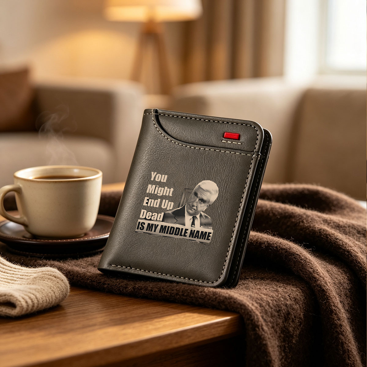 You Might End Up Dead Is My Middle Name - Lex Luthor - Vertical Style Wallet