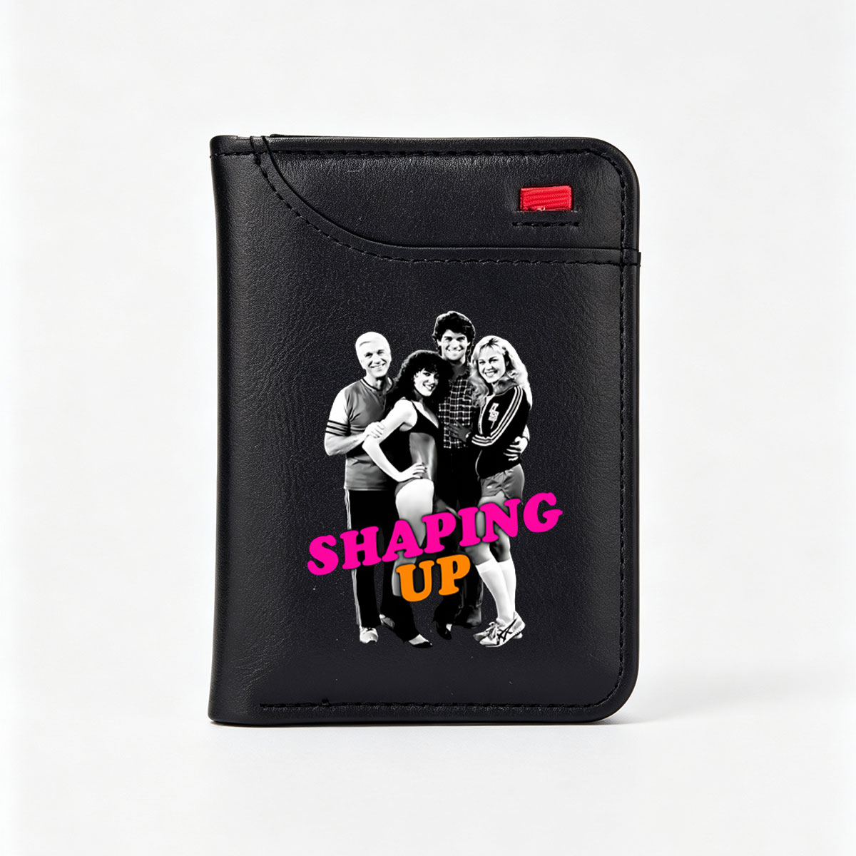 Shaping Up: Jane Fonda, Richard Simmons, and Cast in 80s Fitness Iconic Moments - Vertical Style Wallet