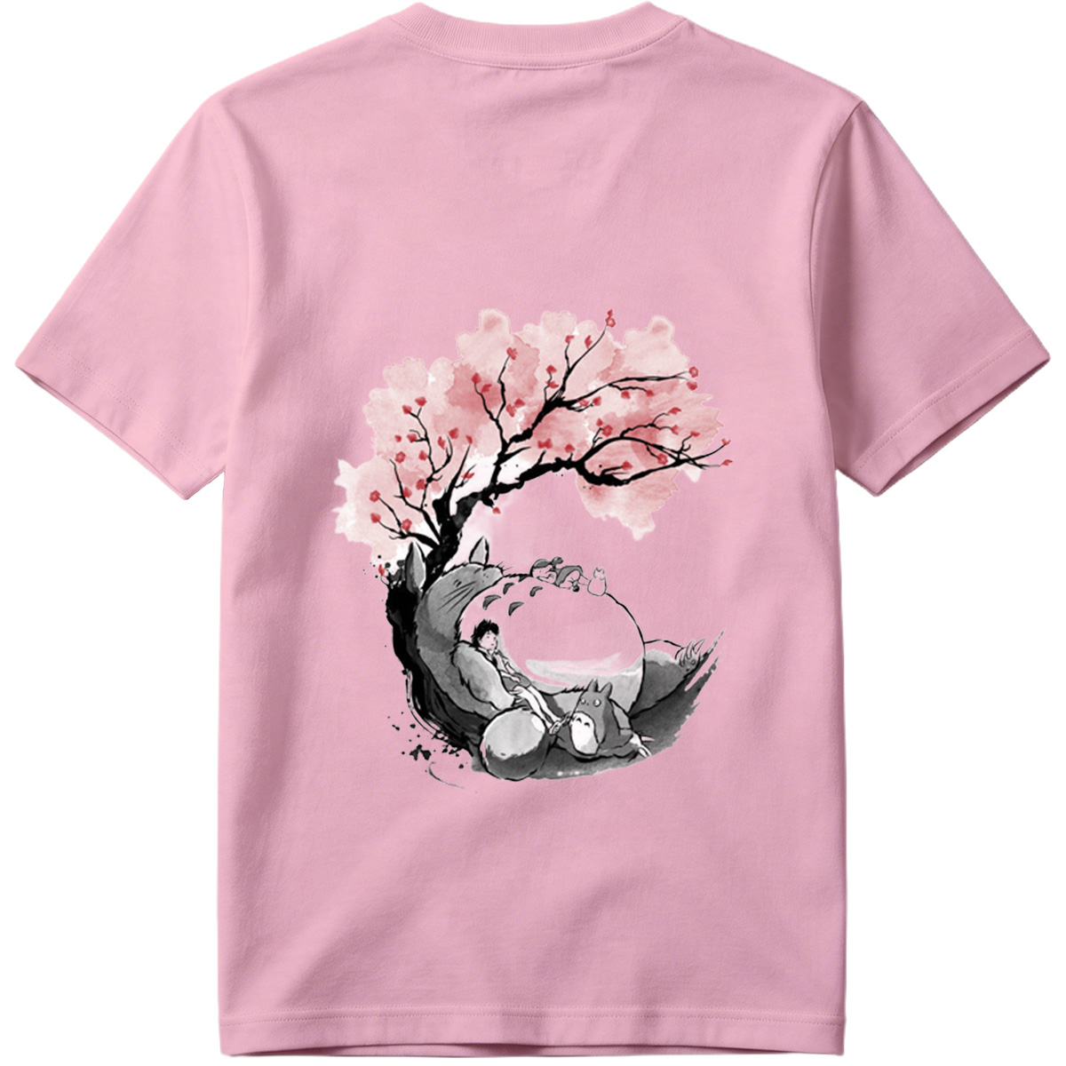 My Neighbor Totoro: Mei and Totoro Under Cherry Blossoms - Tee