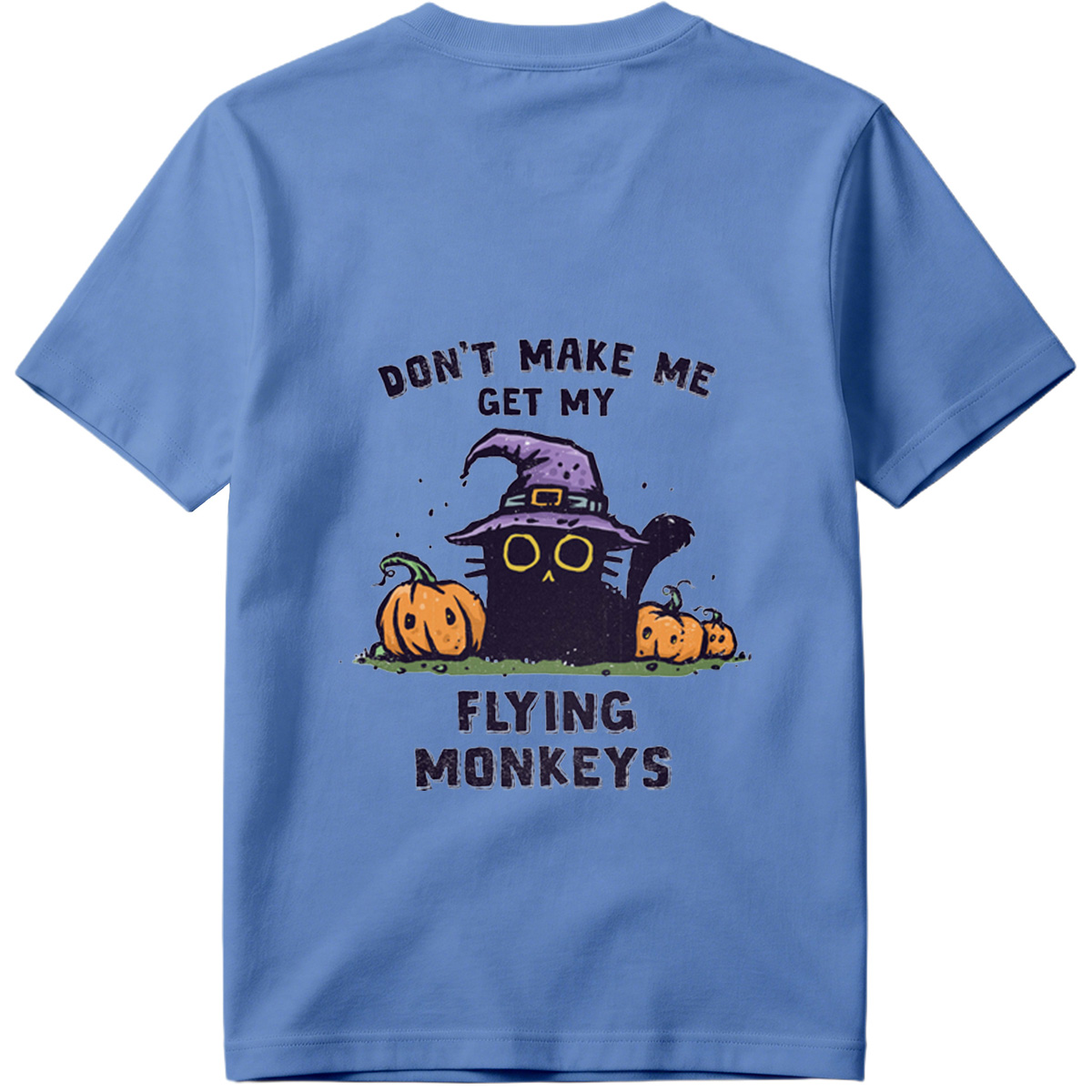 Wicked Witch and Flying Monkeys Halloween Design - Tee