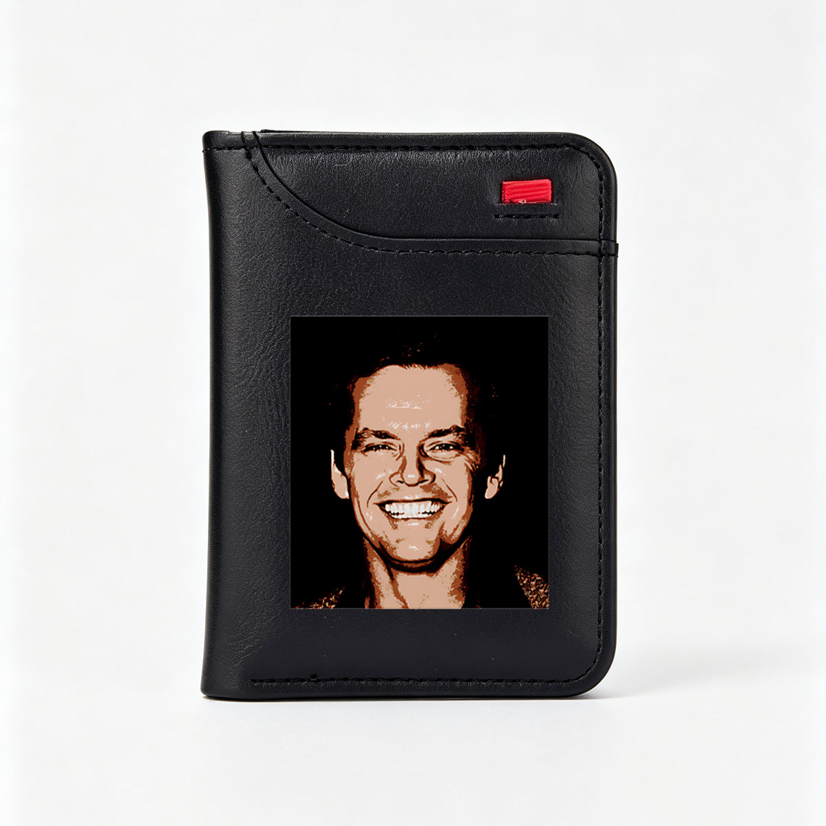 John Travolta Smiling Portrait - Vertical Style Wallet