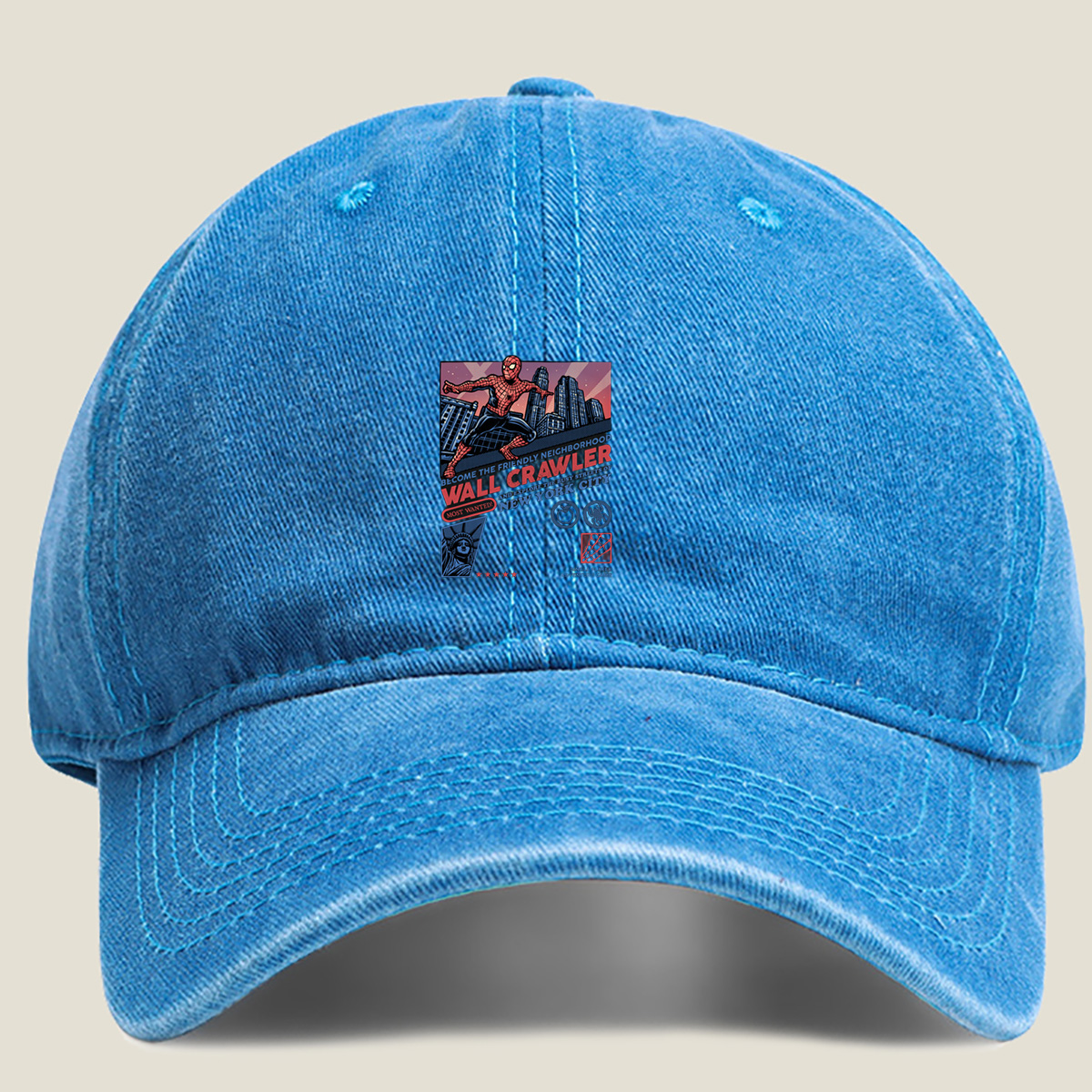 Spider-Man: Wall Crawler Adventure - Washed Denim - Baseball Cap