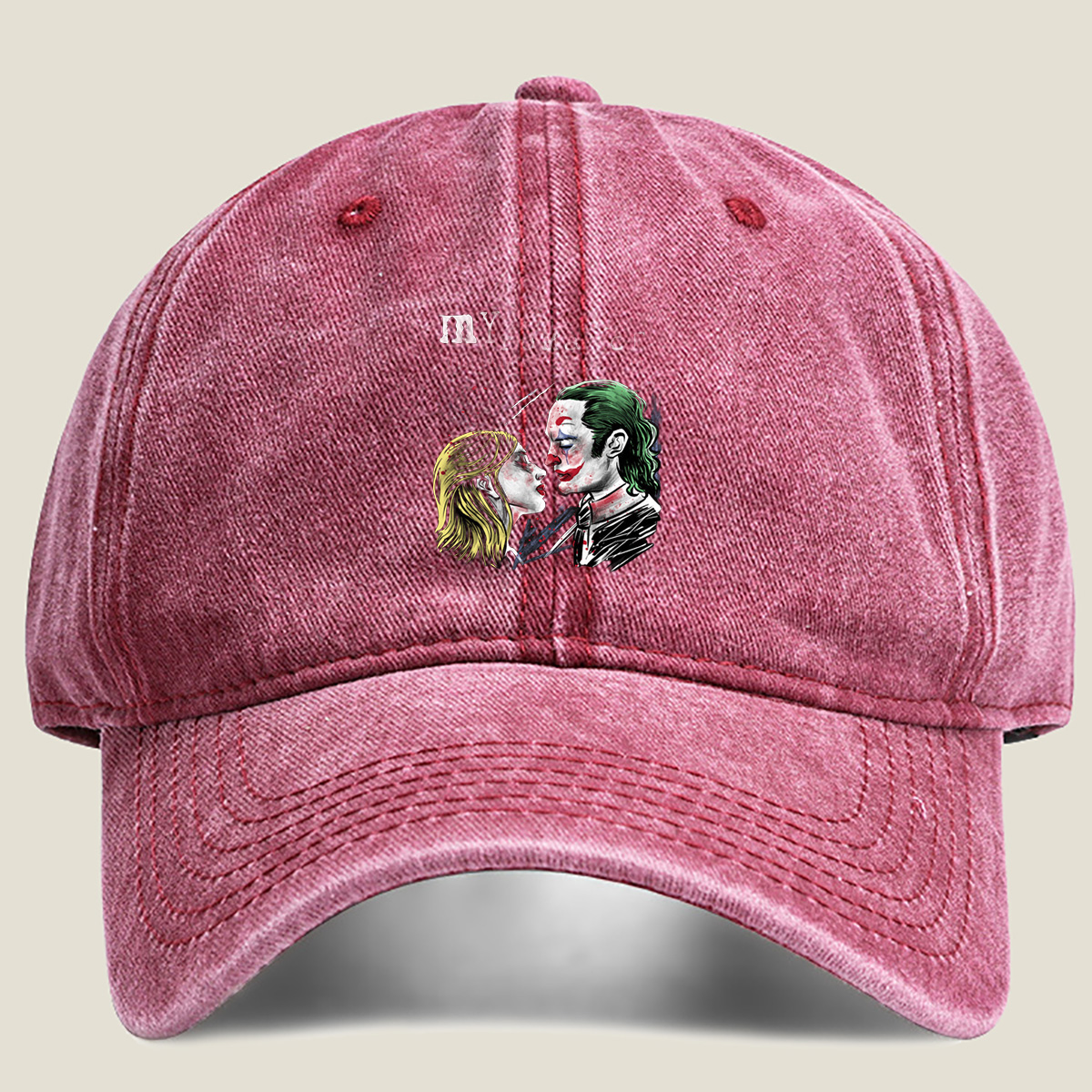 My Delirious Romance: Joker and Harley Quinn - Washed Denim - Baseball Cap