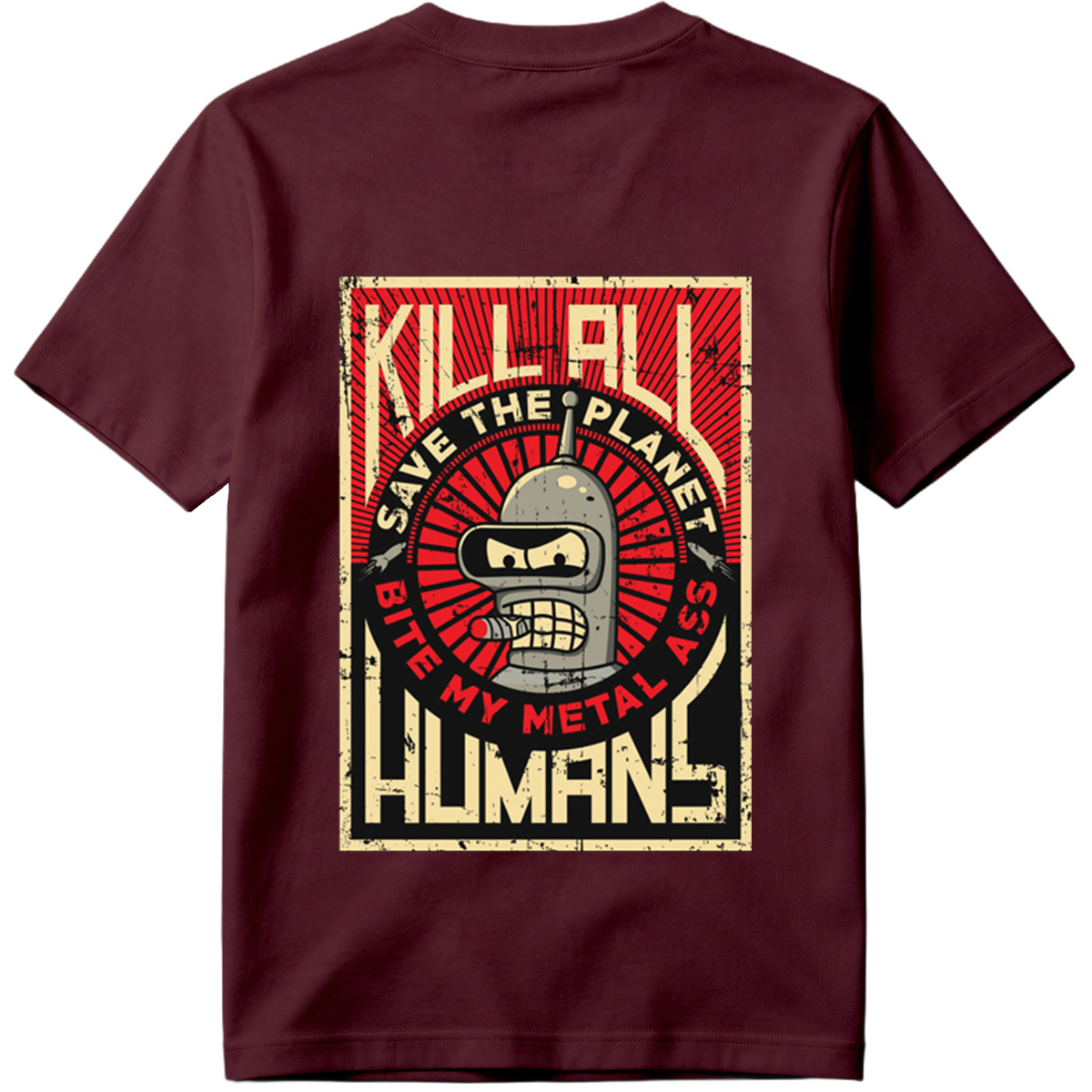 Futurama - Bender: Kill All Humans - Tee