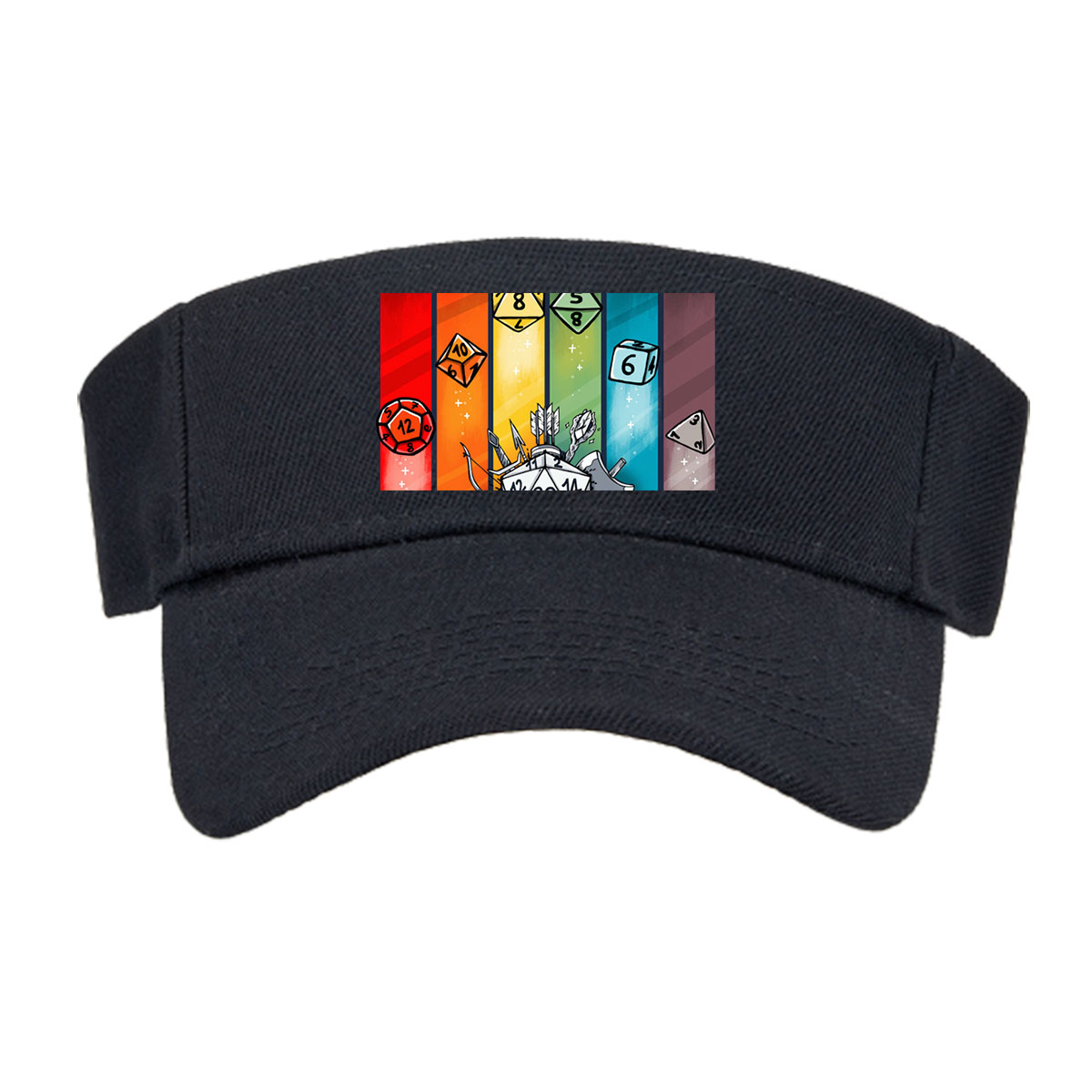 D&D Dice & Gear: RPG Adventure Essentials -  Visor cap