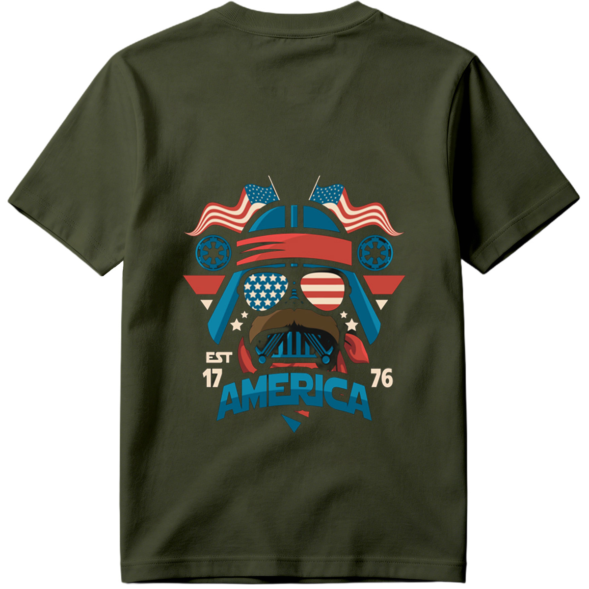 Star Wars Darth Vader America 76 - Tee