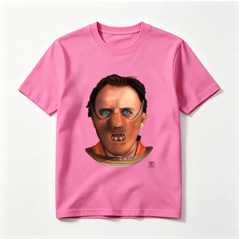 Anthony Hopkins as Hannibal Lecter in a Cyberpunk Mask - Tee