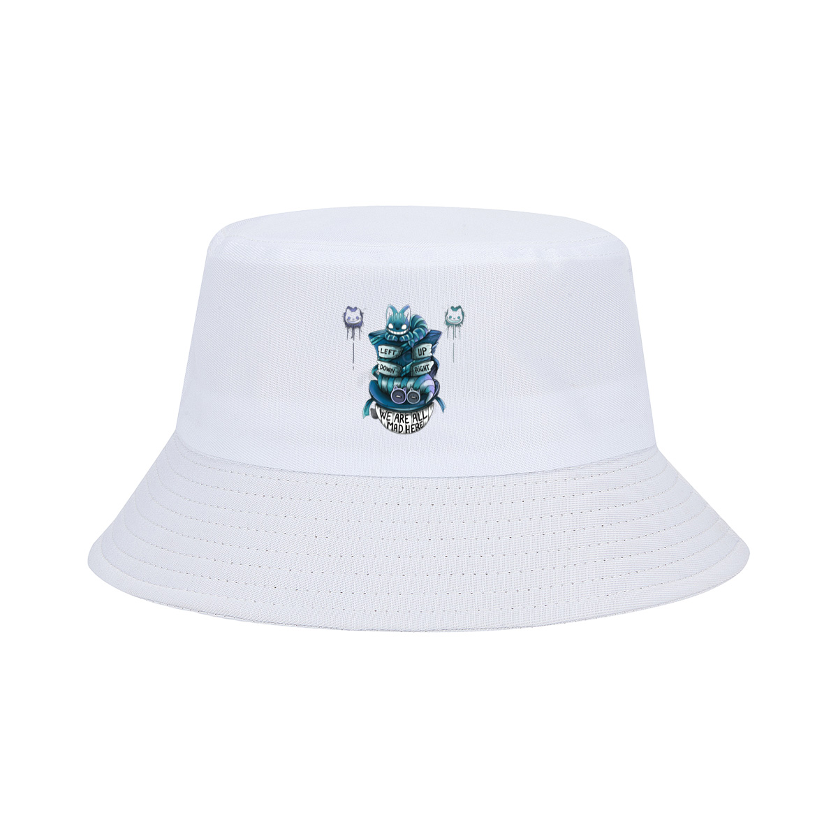 Cheshire Cat and Game Controller: We Are All Mad Here - Fisherman's Hat