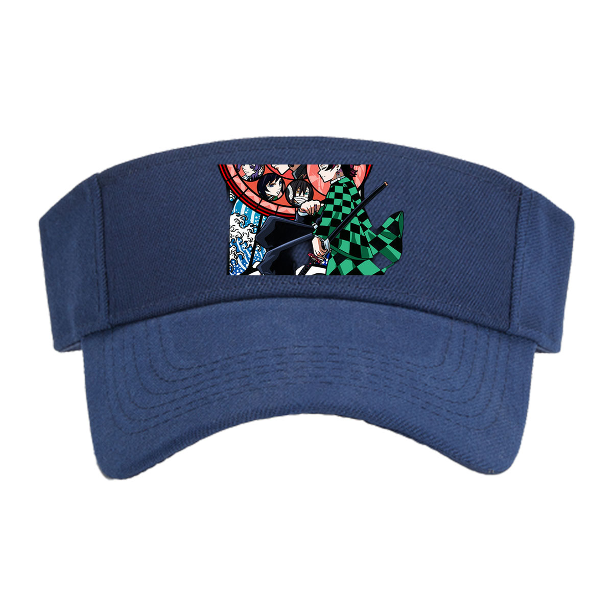 Demon Slayer: Tanjiro, Nezuko, Zenitsu, Inosuke, and Hashira in Action -  Visor cap