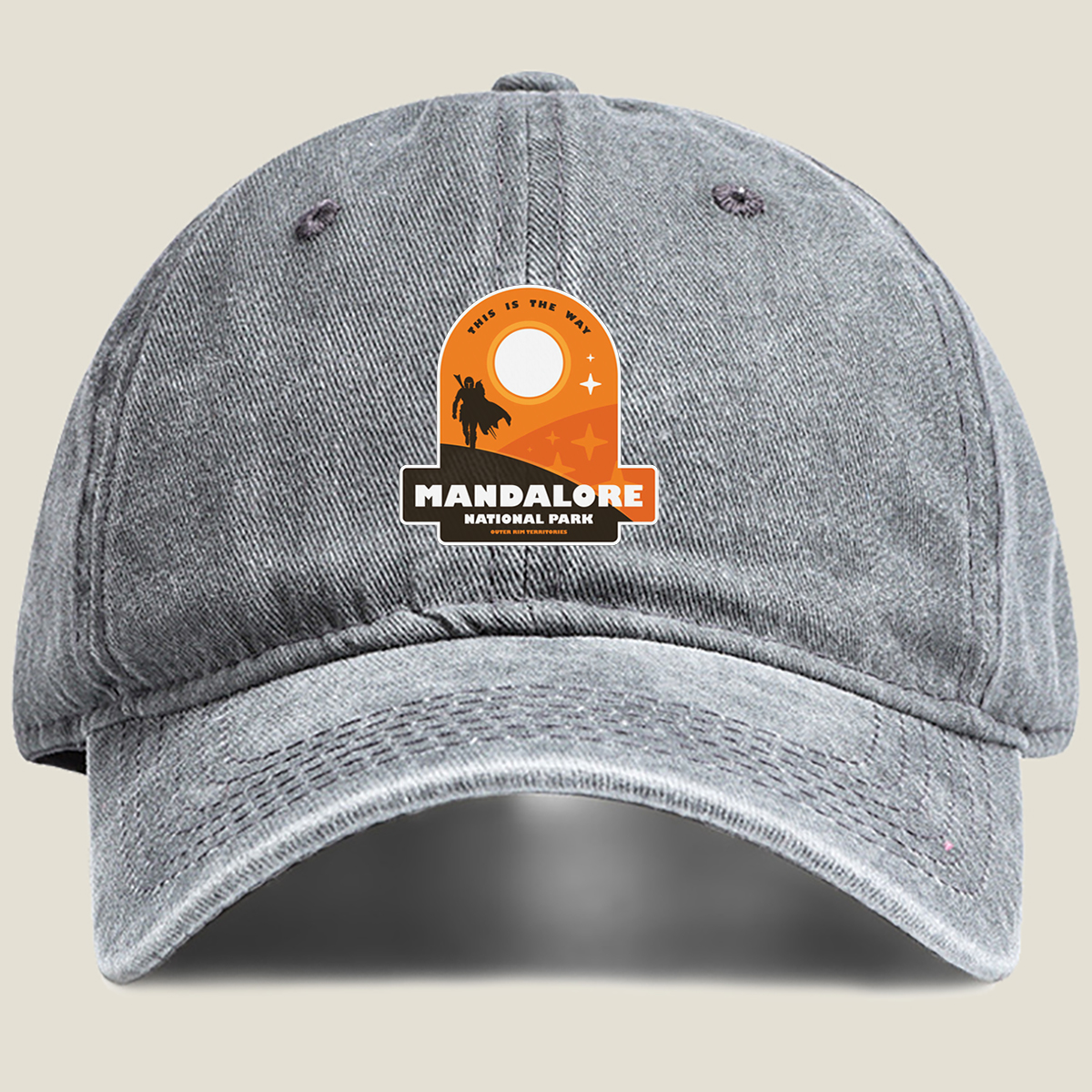 Mandalore National Park: The Mandalorian - Washed Denim - Baseball Cap