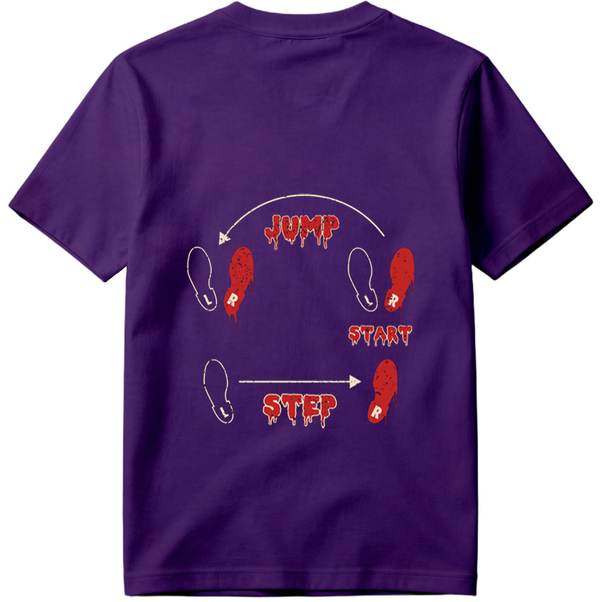 Jump Step Start: Footprint Dance Move Guide - Tee