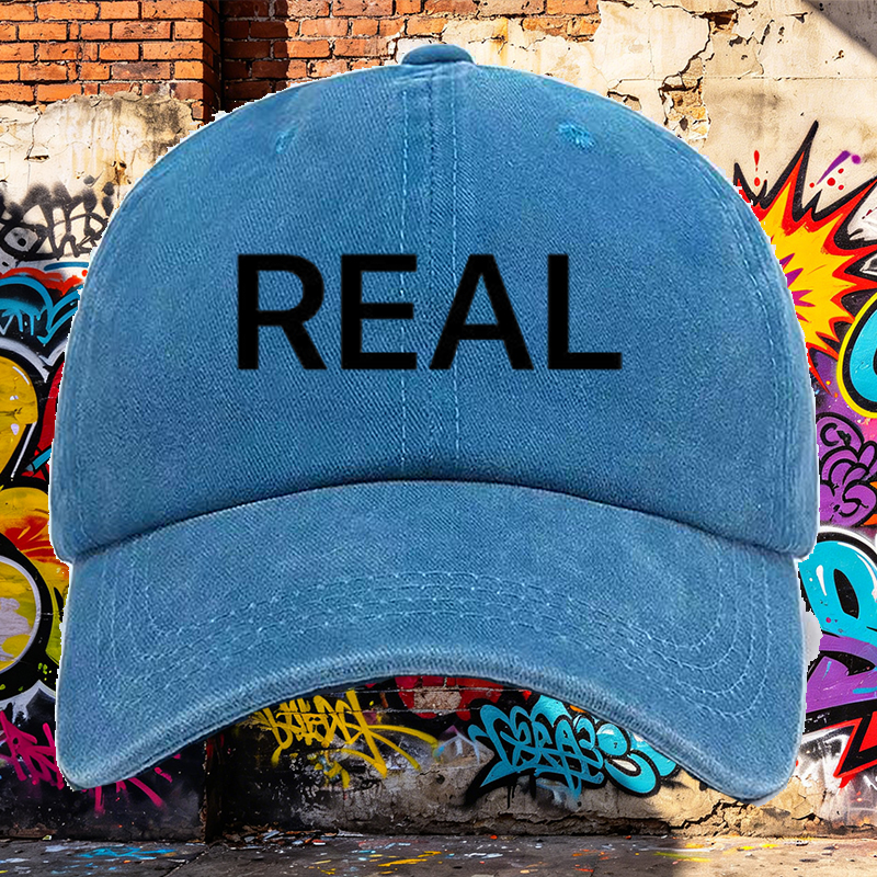 Men's Printed Washed Cap with 