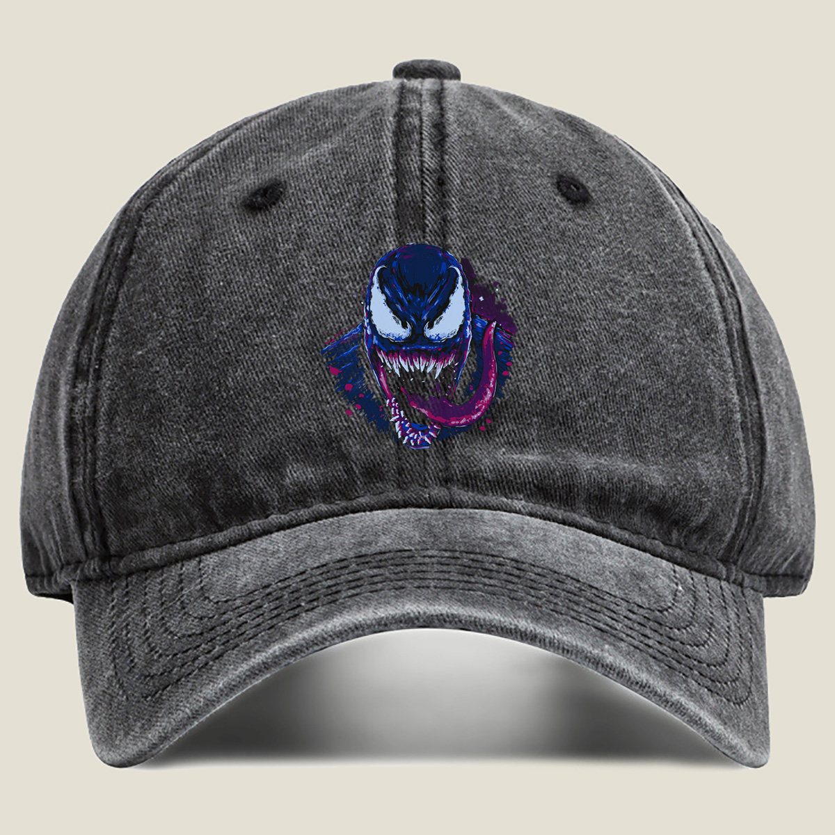 Venom: The Symbiote Horror - Washed Denim - Baseball Cap