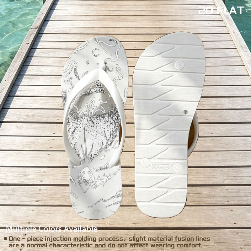 Dark Fantasy Dragon Head Artwork -  flip-flops