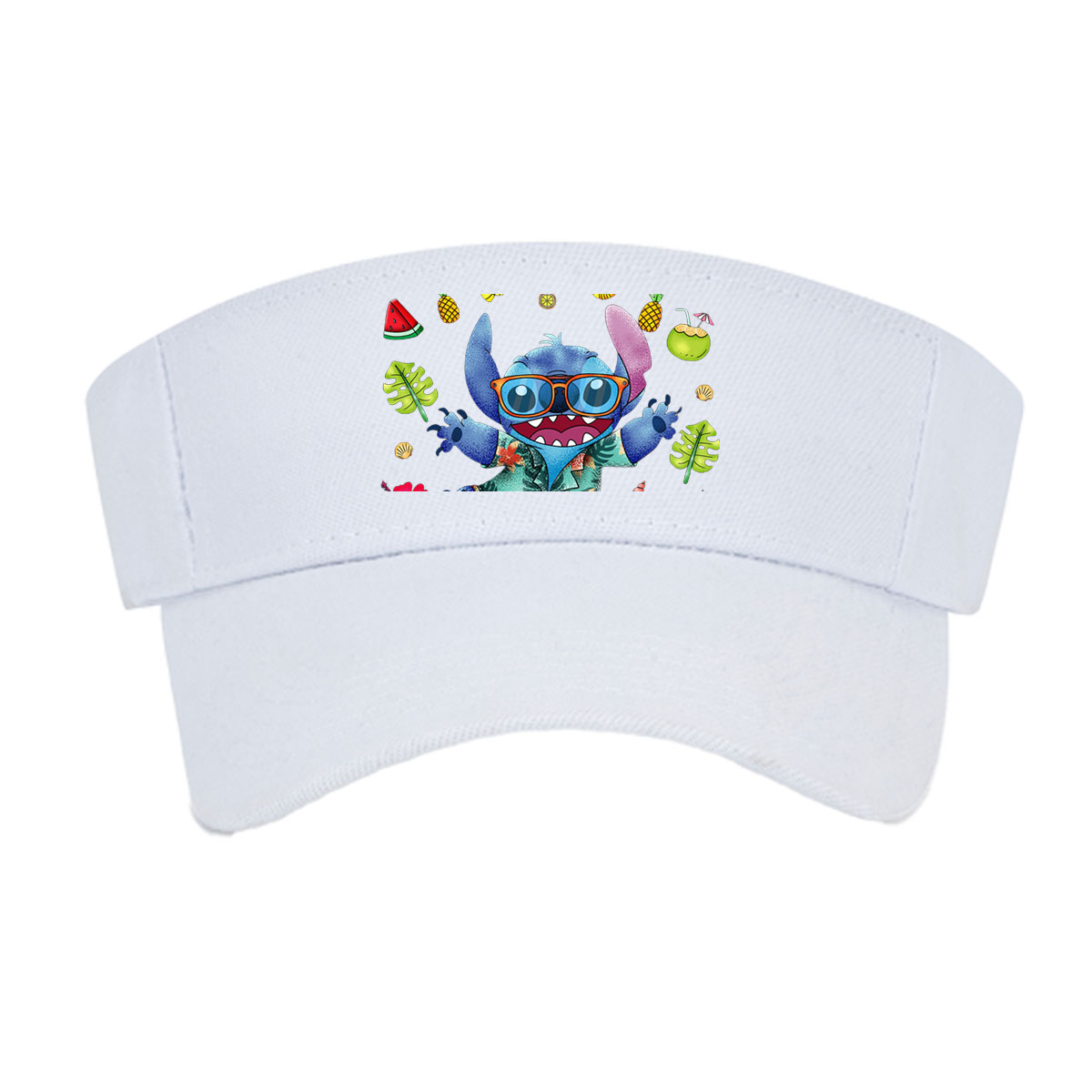 Stitch in Tropical Paradise with Sunglasses and Hawaiian Shirt -  Visor cap