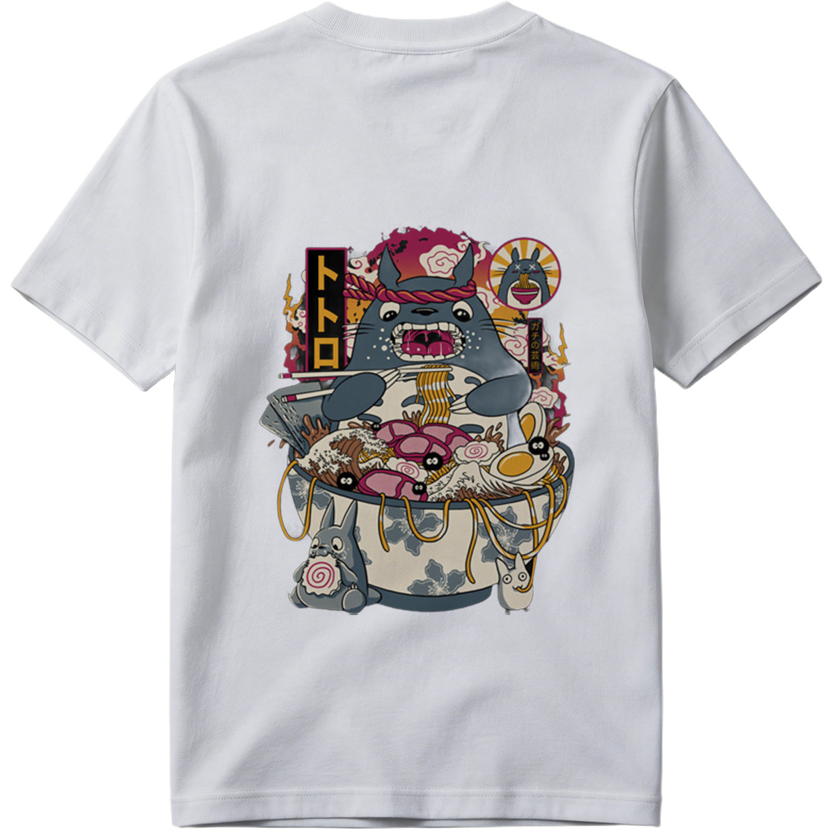 Totoro Ramen Bowl Art - Tee