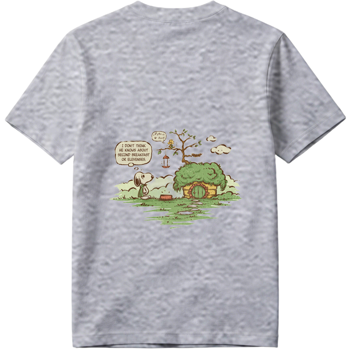 Snoopy and Woodstock in a Hobbit Hole - Tee