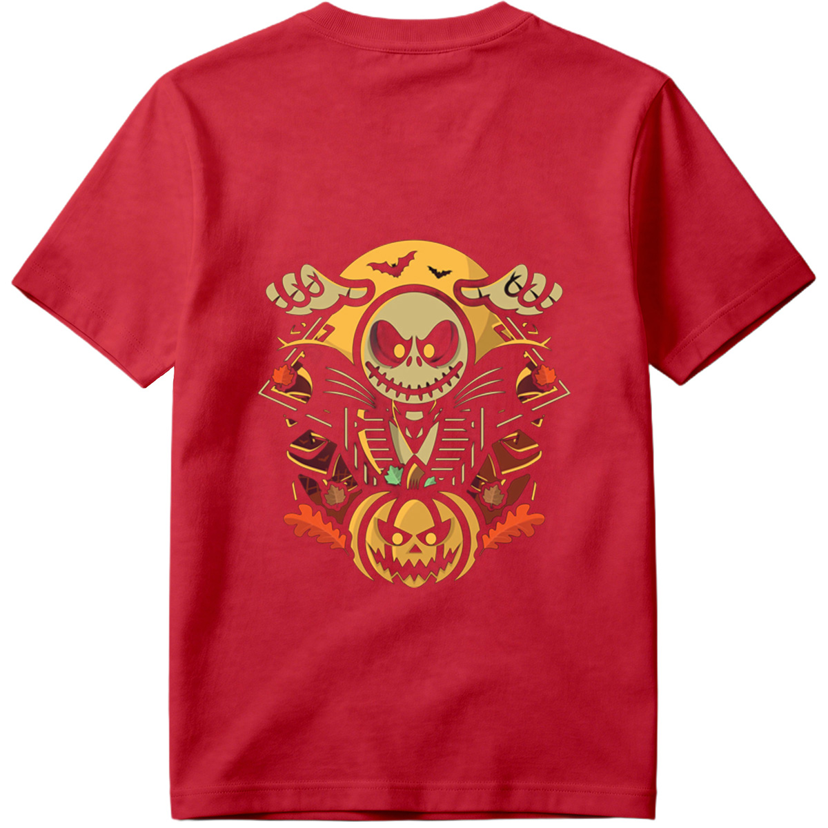 Jack Skellington and Pumpkin King Halloween Design - Tee