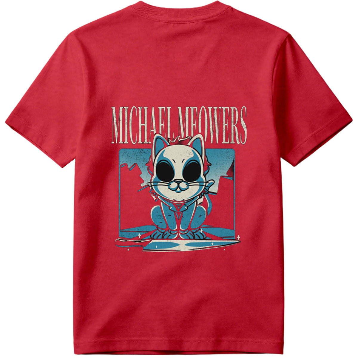 Michael Meowers Cat Character Design - Tee