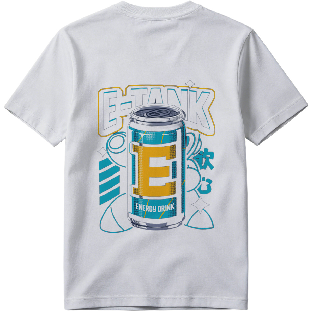 E-Tank Energy Drink Can Design - Tee