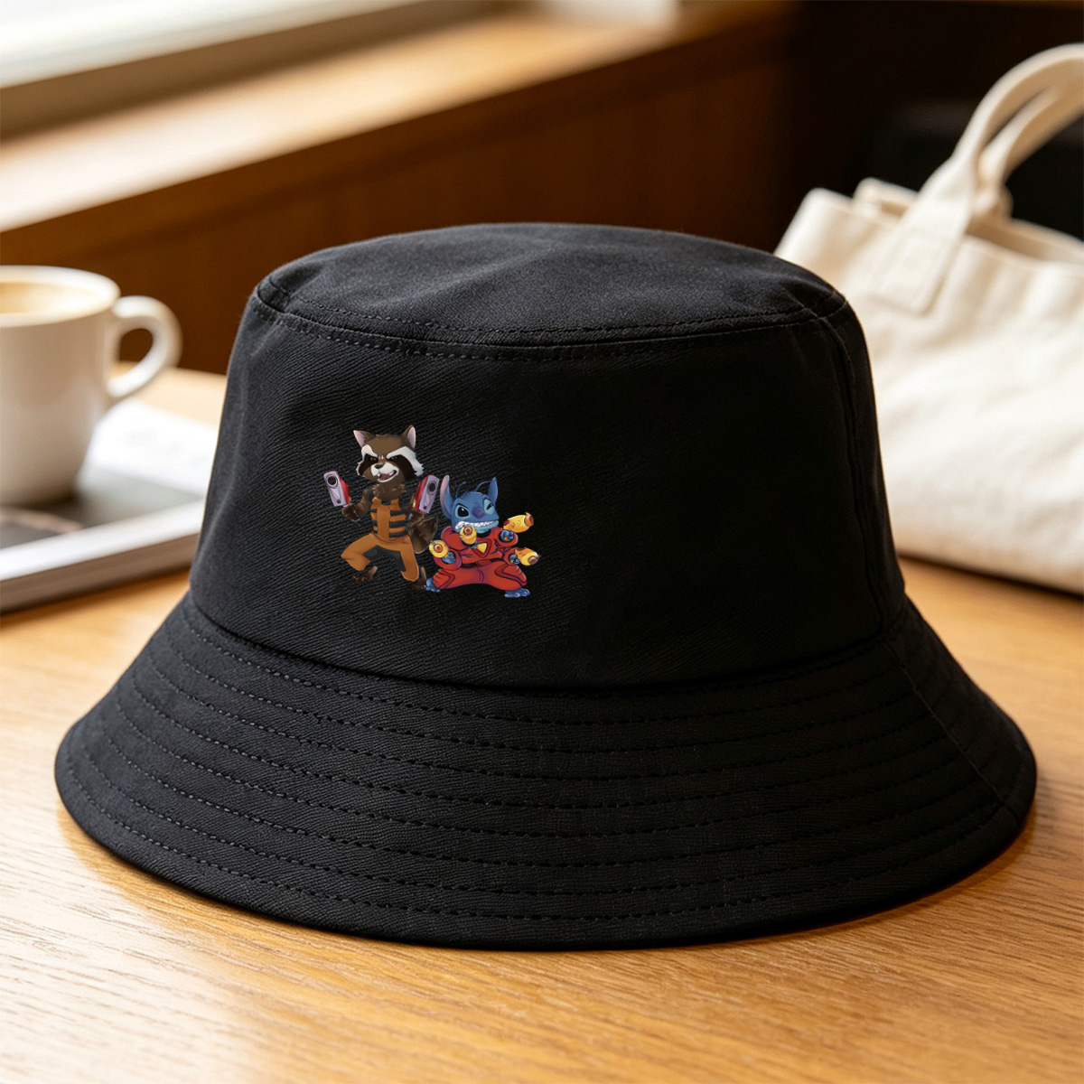 Rocket Raccoon and Stitch - Fisherman's Hat