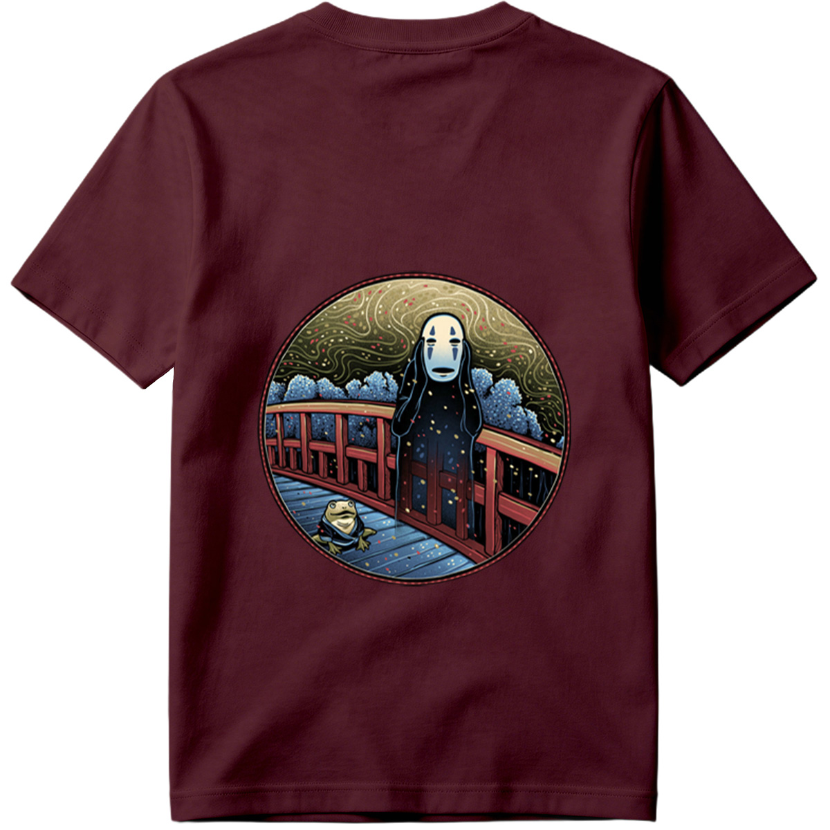 Spirited Away: No-Face and Frog on Bridge - Tee