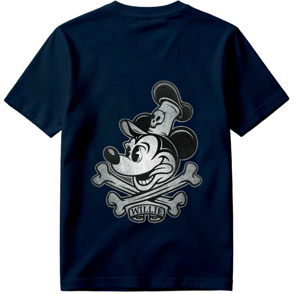 Mickey Mouse Pirate Skull and Crossbones Design - Tee