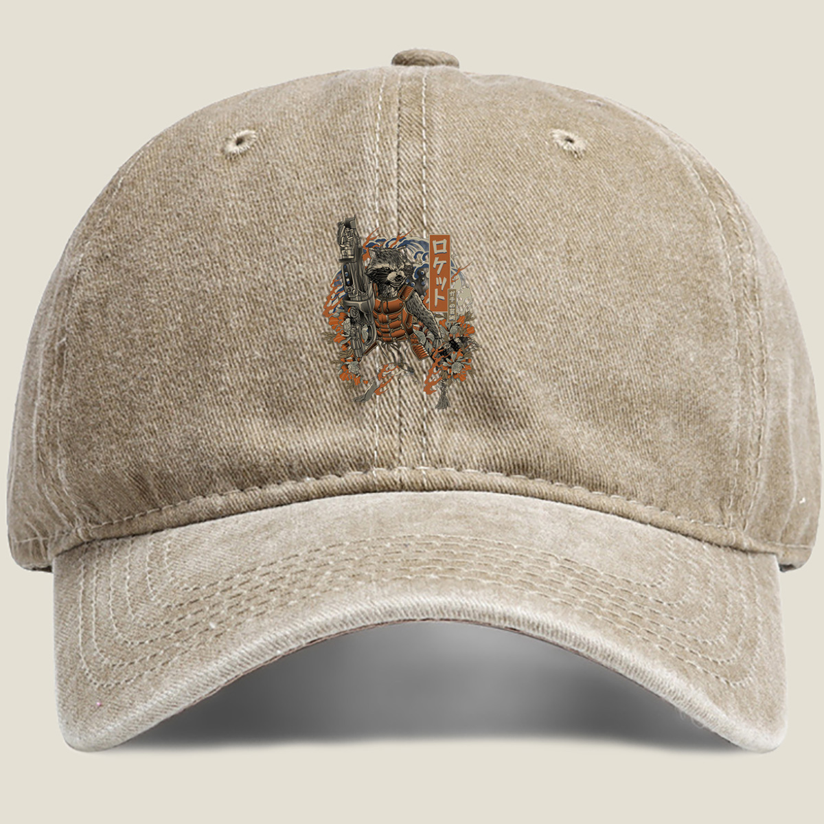 Rocket Raccoon: Guardians of the Galaxy - Washed Denim - Baseball Cap