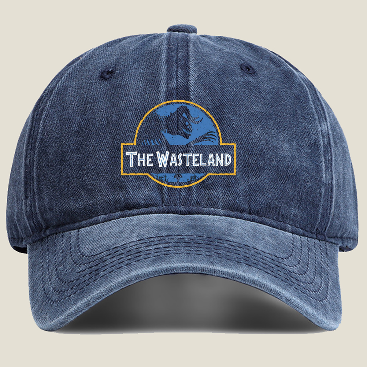 The Wasteland: Mutant Dinosaur Encounter - Washed Denim - Baseball Cap