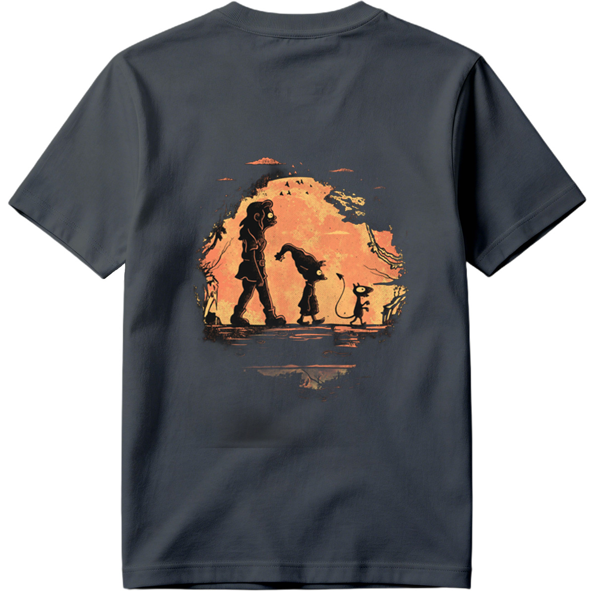 Coraline and the Other Mother with Cat - Tee