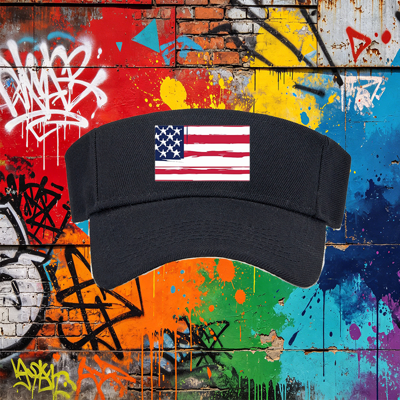 Unisex Classic Mesh Hat with American Flag Print - Lightweight Breathable Sun Protection Cap for Outdoor Activities, Ideal for Adults Seeking Patriotic Style and Comfort in Summer, Beach, Travel, and Casual Wear