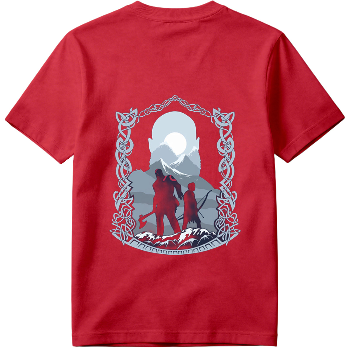 Viking Warriors Under the Moonlight - Tee
