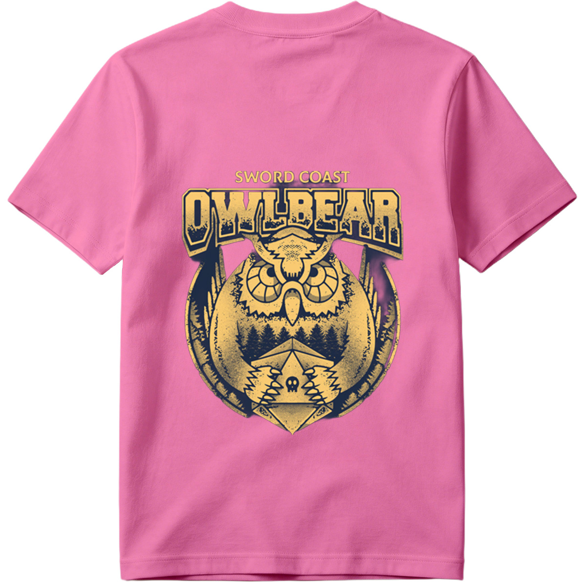 Sword Coast Owlbear: Fantasy Creature Emblem - Tee