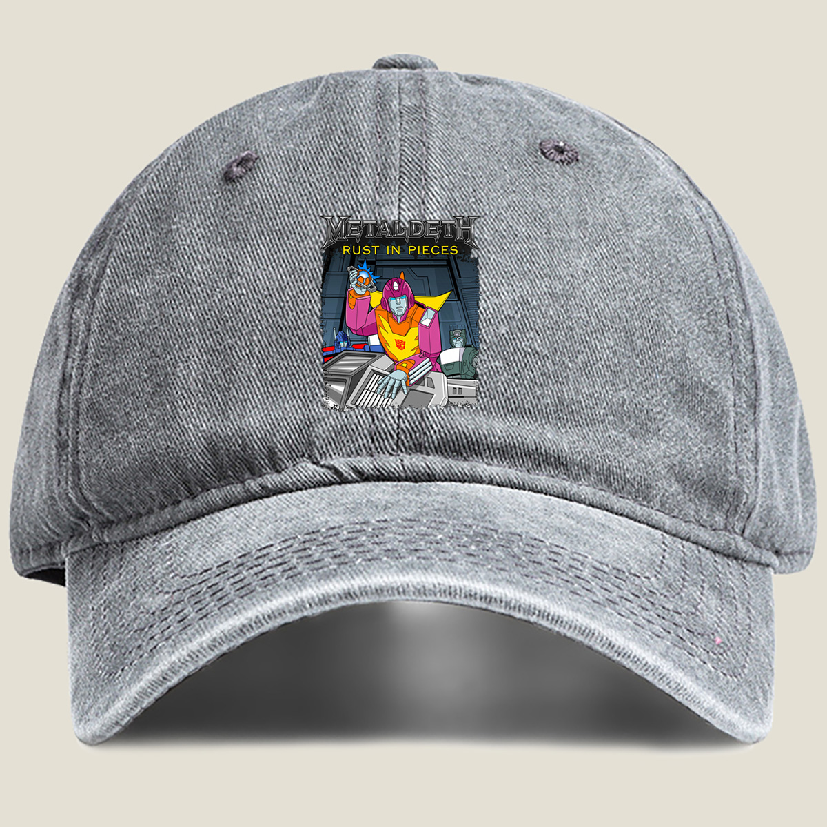 Transformers x Metallica: Rust in Pieces - Washed Denim - Baseball Cap