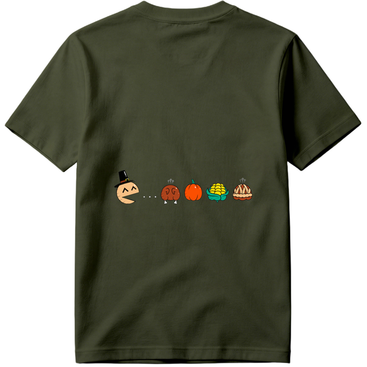 Pac-Man Thanksgiving Feast - Tee