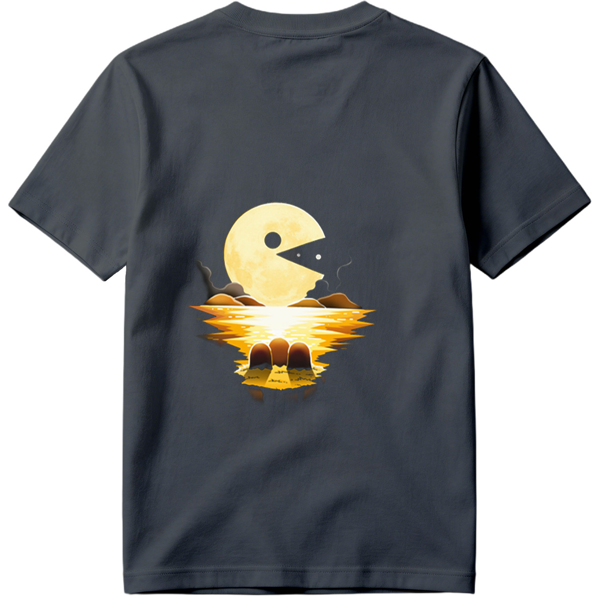 Pac-Man Moon Reflection - Tee