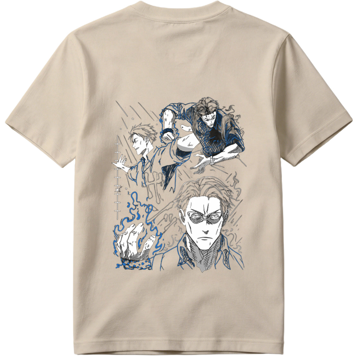 Jujutsu Kaisen: Satoru Gojo, Megumi Fushiguro, and Sukuna - Tee