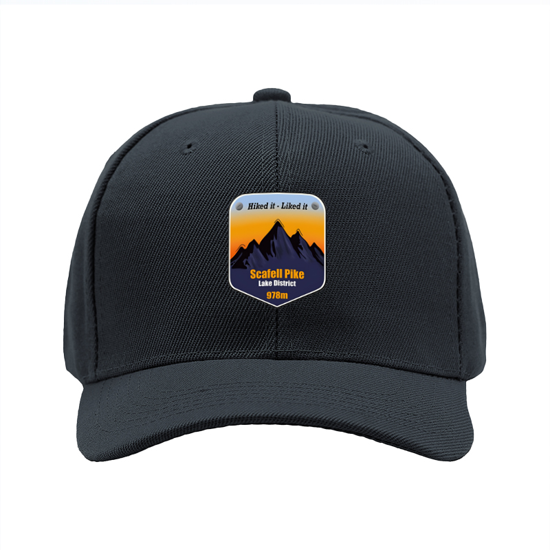 1pc New Baseball Cap with Scafell Pike Mountain Print and 
