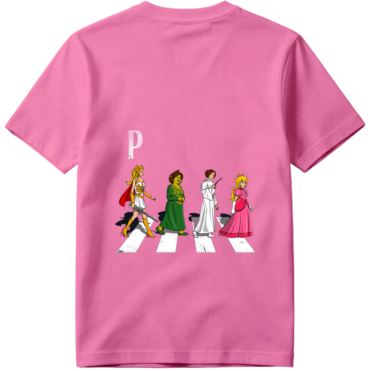 The Princesses: Wonder Woman, Shrek, Princess Leia, and Princess Peach - Tee