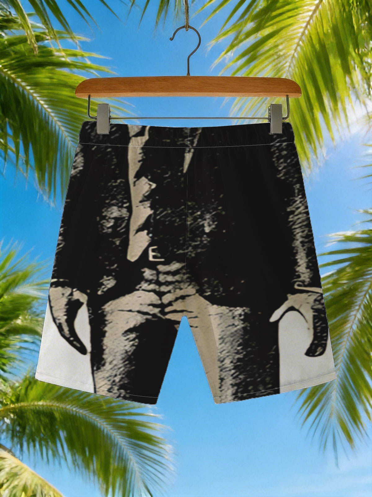 Boombox Head Man in Suit -  Beach shorts