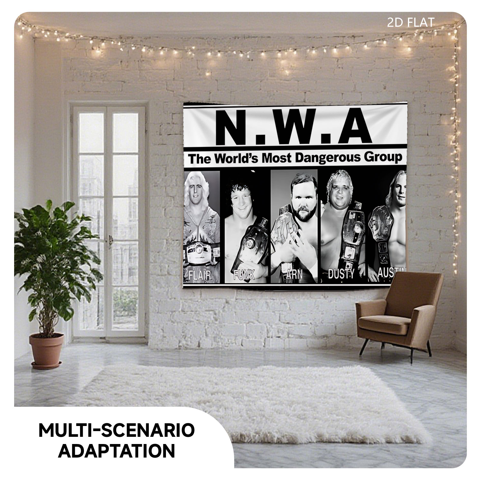 N.W.A: Flair, Funk, Arn, Dusty, Austin – The World's Most Dangerous Group - Tapestry