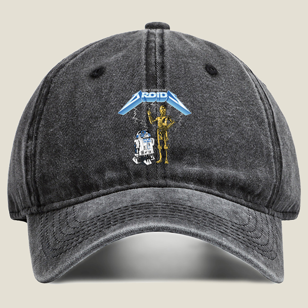 Star Wars R2-D2 and C-3PO Droid Duo - Washed Denim - Baseball Cap